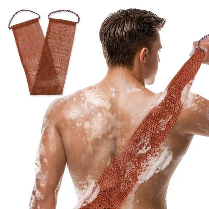 Exfoliating Shower Net Sponge with Drawstring
