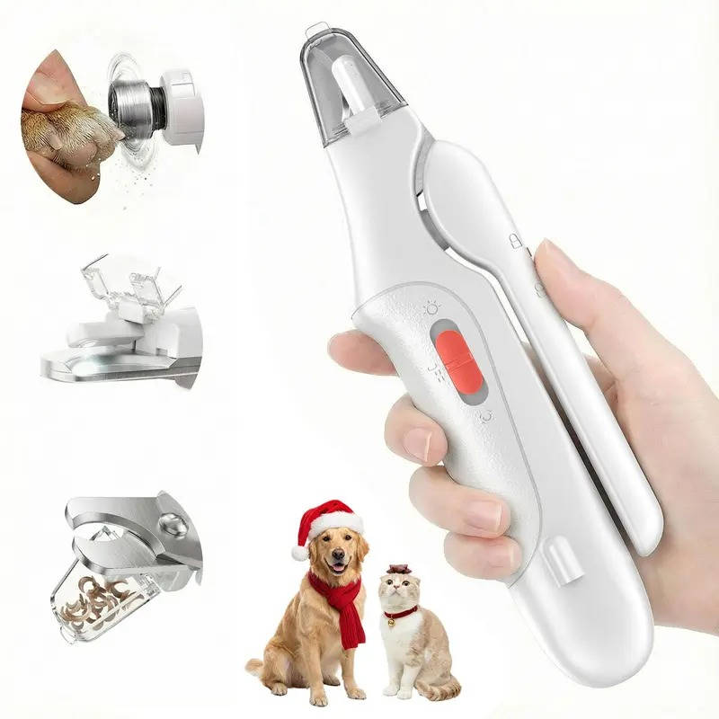 2-in-1 Electric Pet Nail Clipper & Grinder