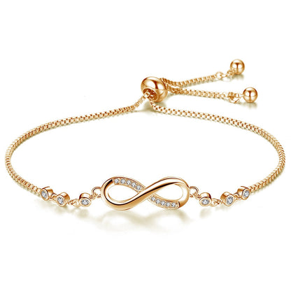 Infinity Symbol Bracelet, Adjustable