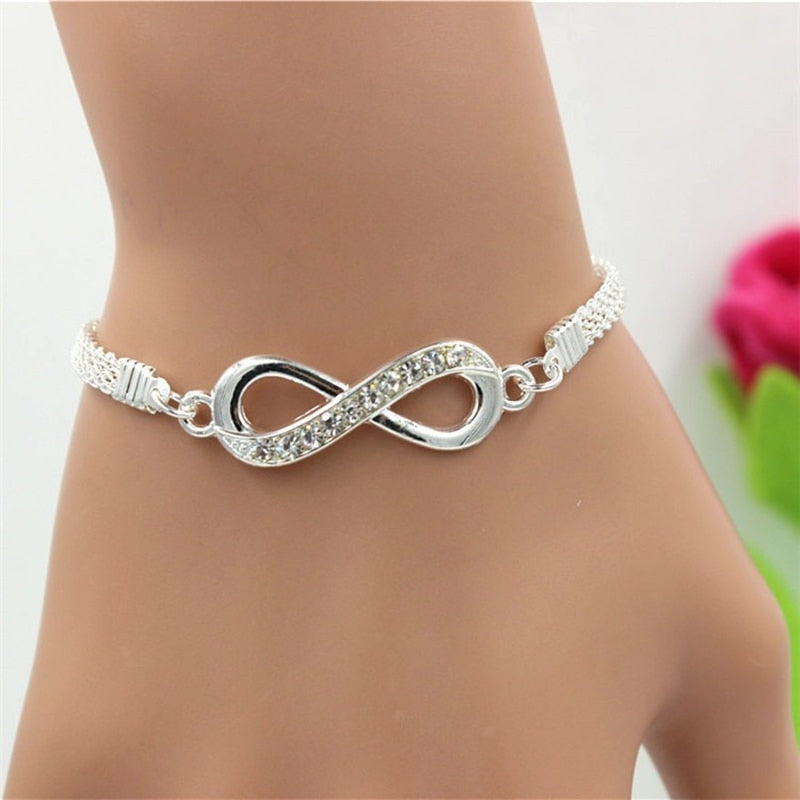 Infinity Symbol Bracelet, Adjustable