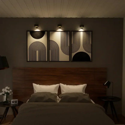 Cordless Magnetic Wall Lamp with 360° Rotation