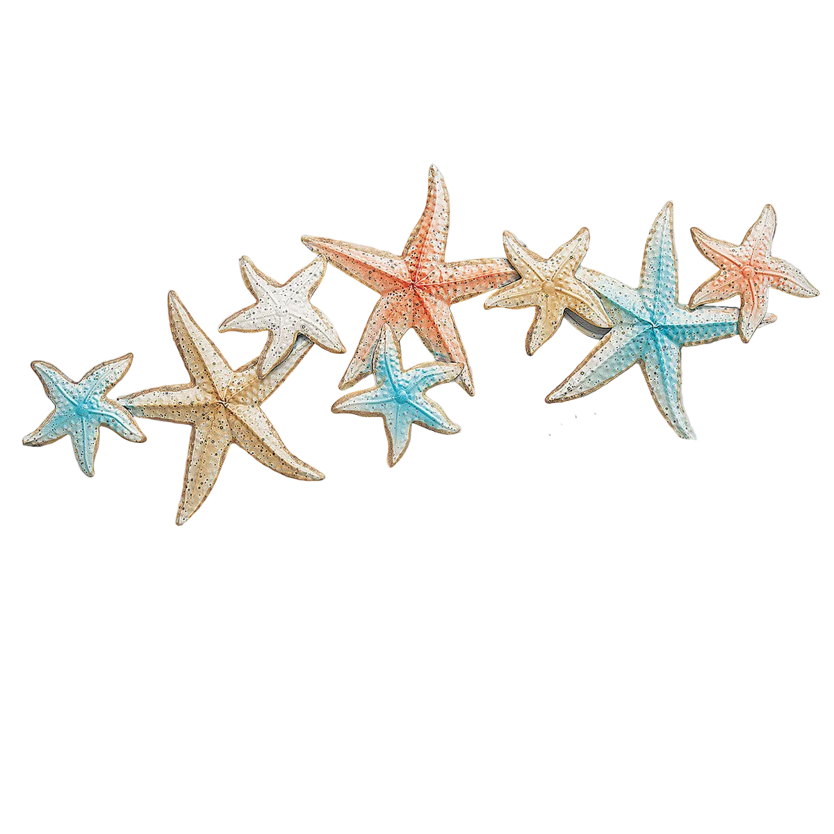 Metal Starfish Wall Decor, Coastal 46.5in