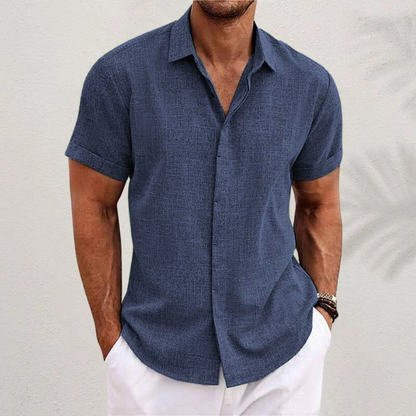 Breathable Short Sleeve Button Down Shirt