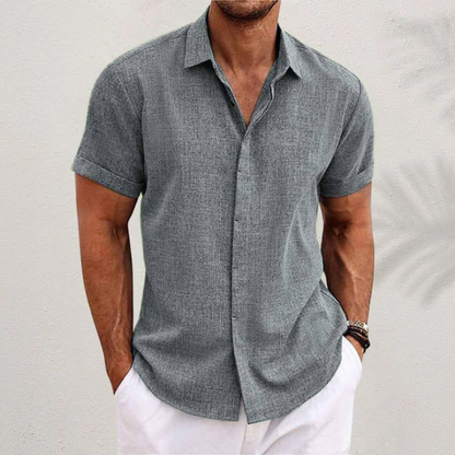 Breathable Short Sleeve Button Down Shirt