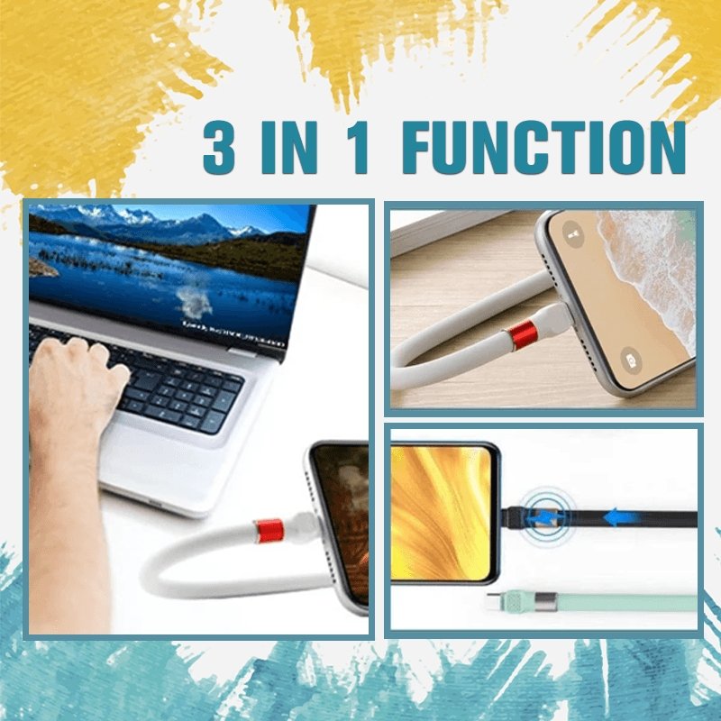 Foldable Fast Charging Cable with Phone Stand