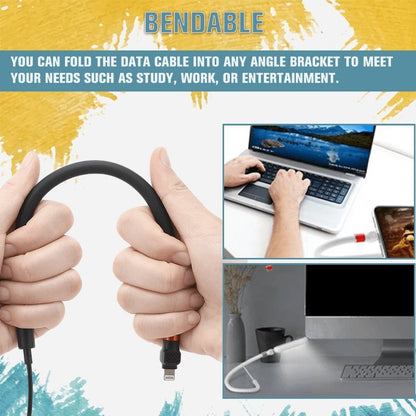 Foldable Fast Charging Cable with Phone Stand