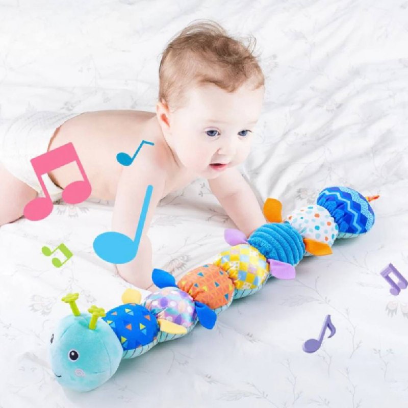 Musical Plush Caterpillar for Babies