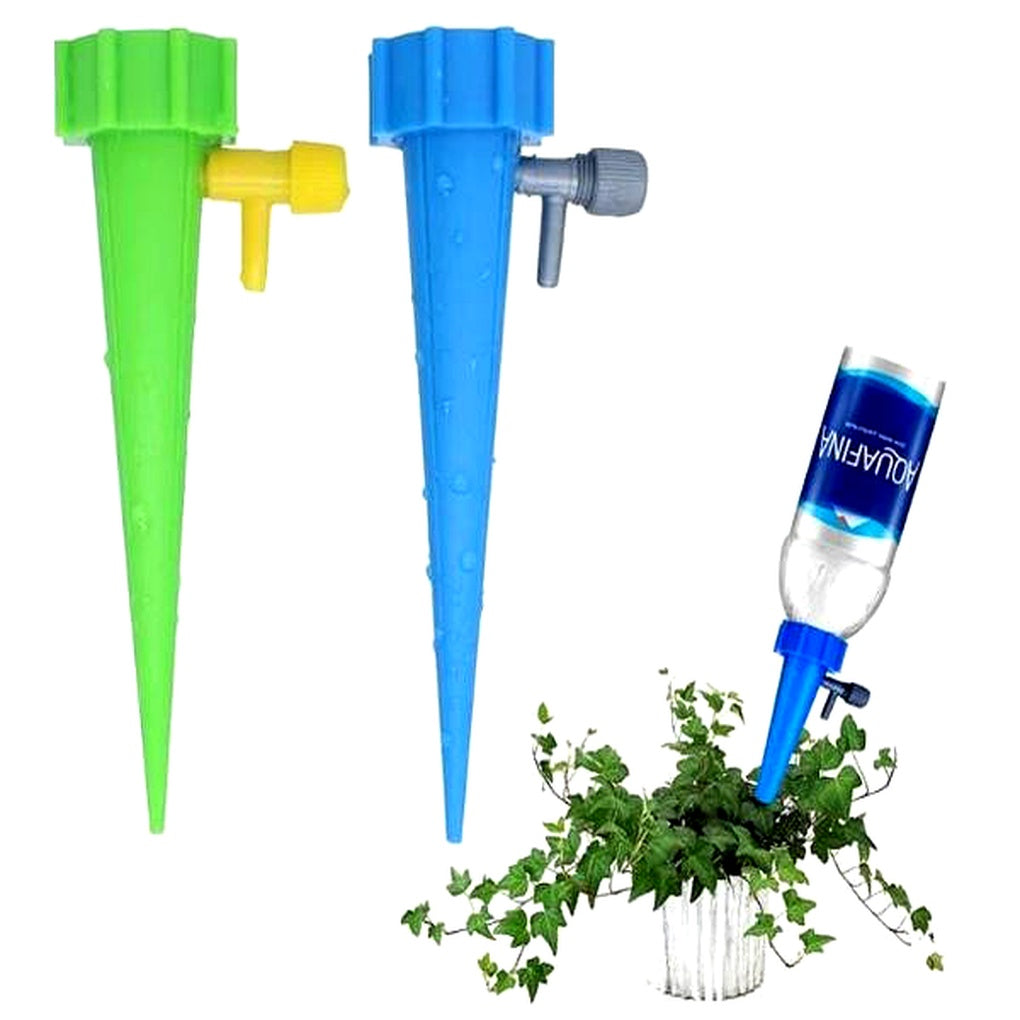 Plant Watering Spikes with Flow Valve, 12-Pack