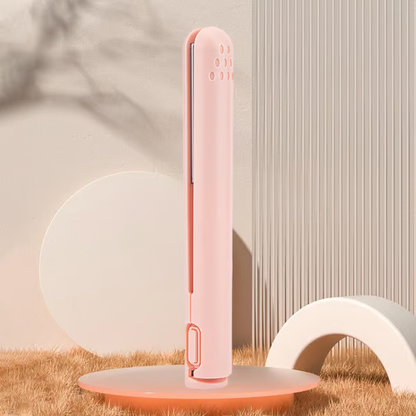 Portable Hair Straightener & Curler, Ceramic Plates