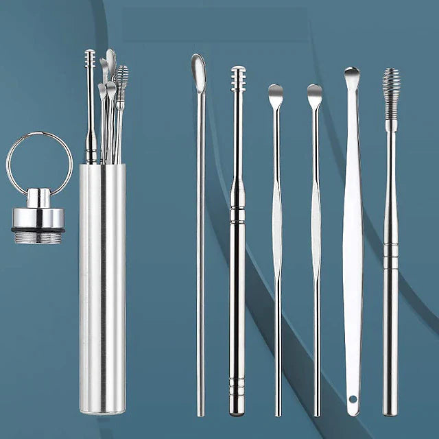 6-in-1 Stainless Steel Ear Pick Cleaning Set