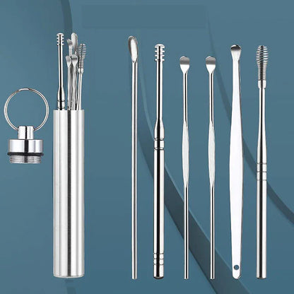 6-in-1 Stainless Steel Ear Pick Cleaning Set
