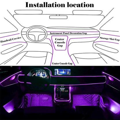RGB LED Strip Lights for Car Interior