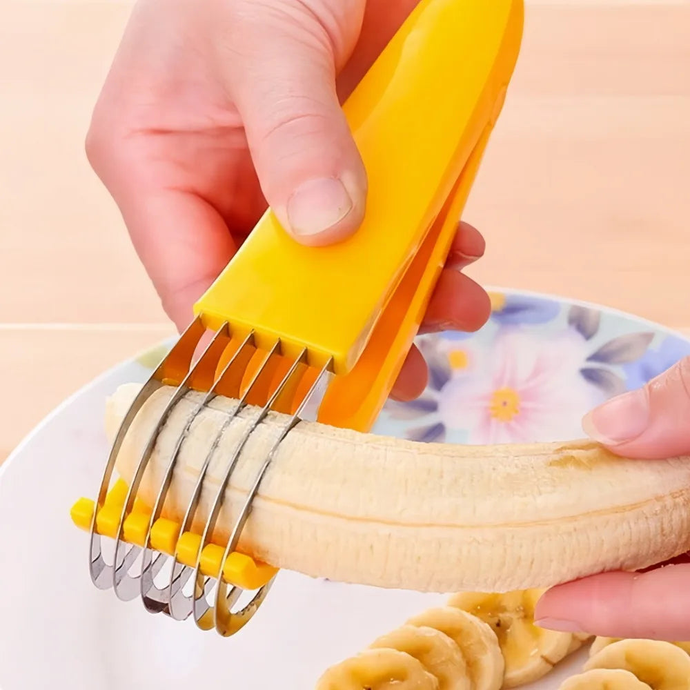 Curved Blade Banana & Vegetable Cutter