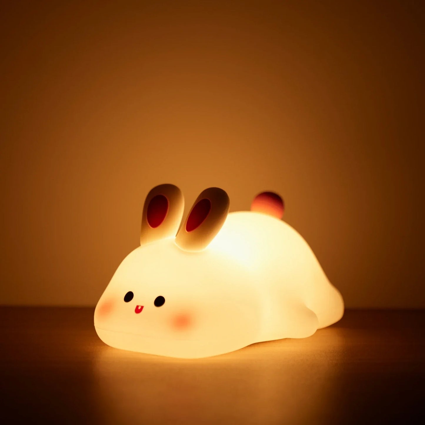 Silicone Rabbit LED Night Light, Touch Control