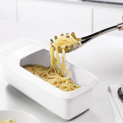 Microwave Pasta Cooker with Built-In Strainer