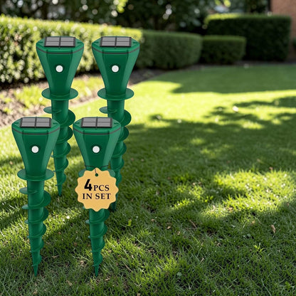 Solar Sonic Pest Stake for Snakes and Burrowers