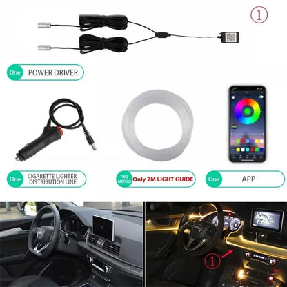 RGB LED Strip Lights for Car Interior