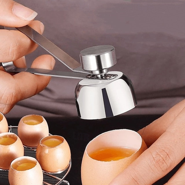 Stainless Steel Egg Shell Cracker & Cutter