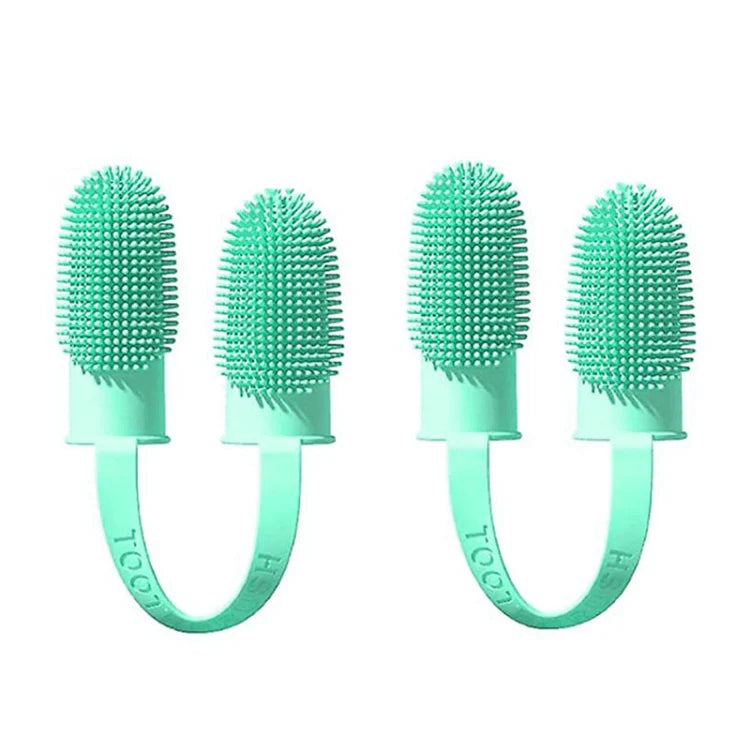 Silicone Finger Toothbrush Set for Pets