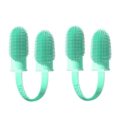 Silicone Finger Toothbrush Set for Pets