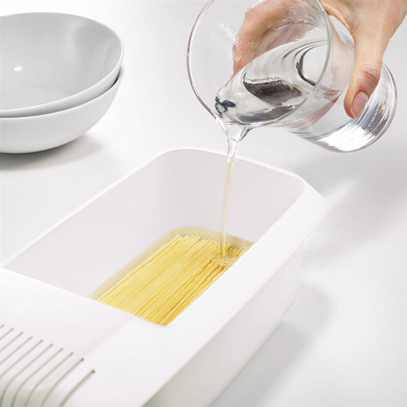 Microwave Pasta Cooker with Built-In Strainer