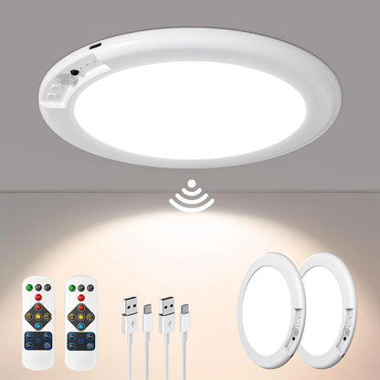 Rechargeable LED Ceiling Light with Motion Sensor
