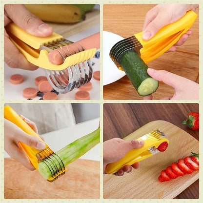 Manual Stainless Steel Fruit & Veg Slicer