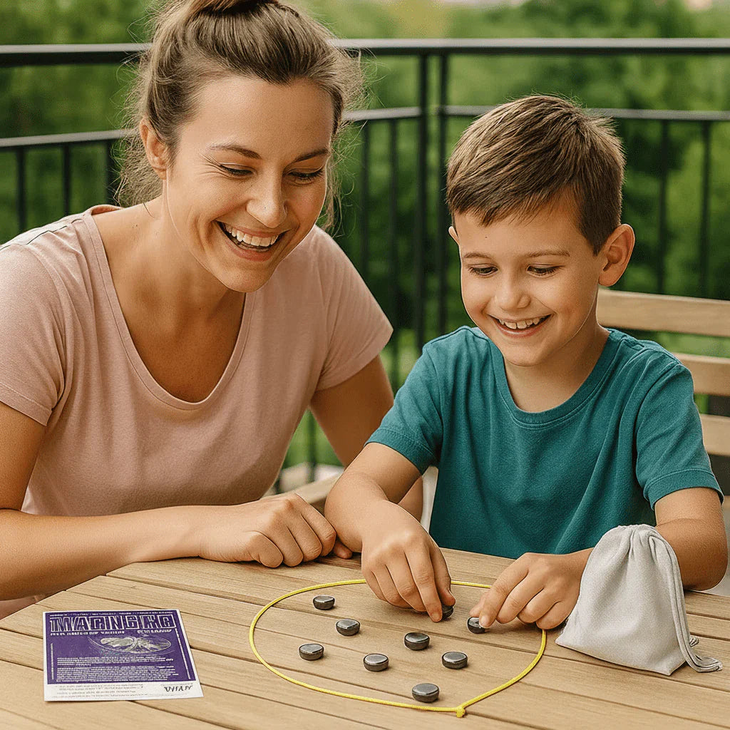 Portable Magnetic Chess Set for Travel & Family