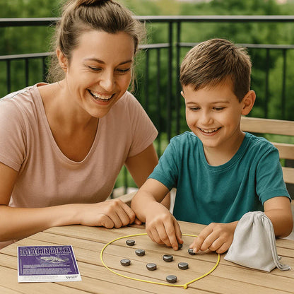 Portable Magnetic Chess Set for Travel & Family