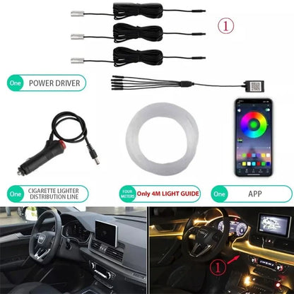 RGB LED Strip Lights for Car Interior