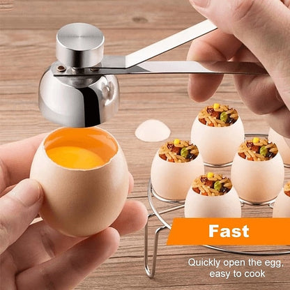 Stainless Steel Egg Shell Cracker & Cutter