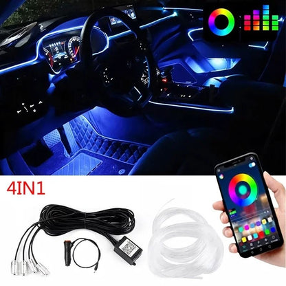 RGB LED Strip Lights for Car Interior