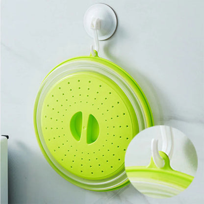 Silicone Microwave Splatter Guard, Foldable