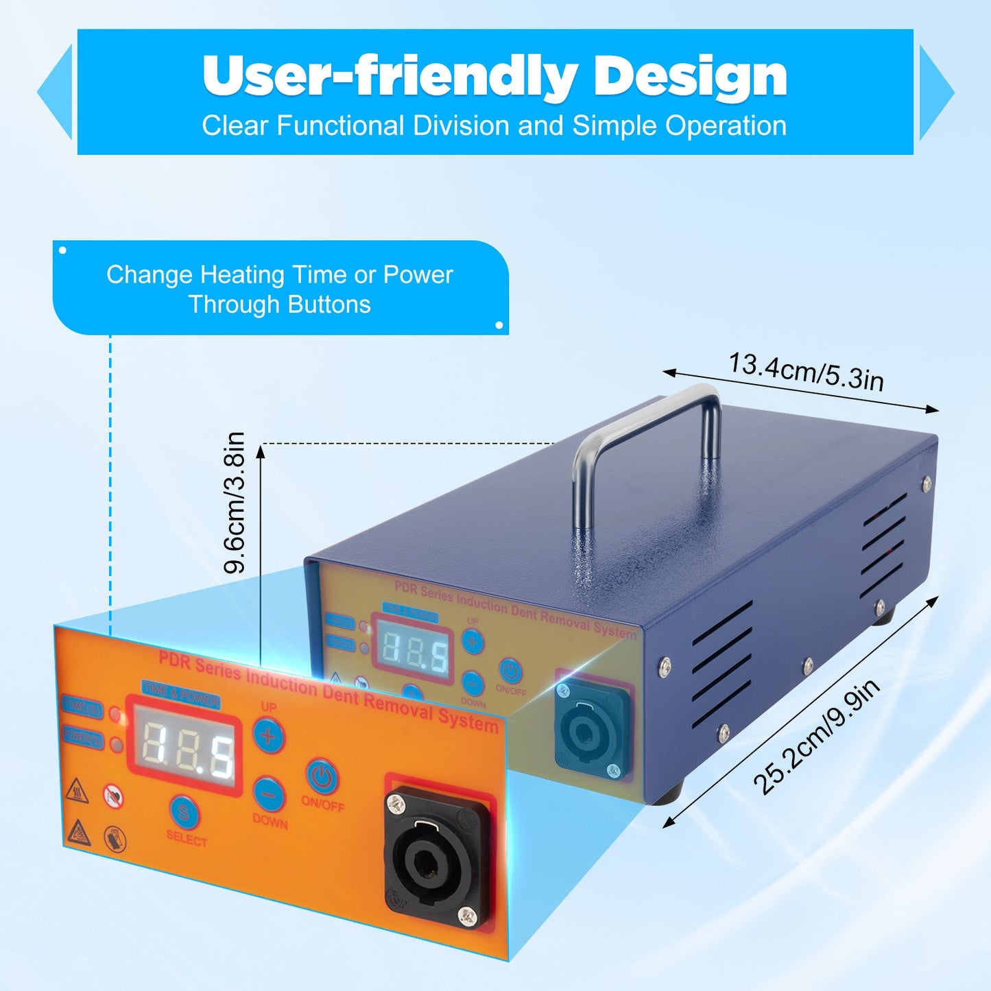 1380W Magnetic Induction Heater Kit for Dent Repair