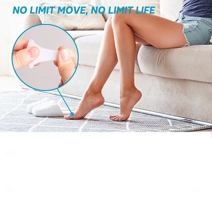 6 Pack Gel Toe Spacers with Toe Loops