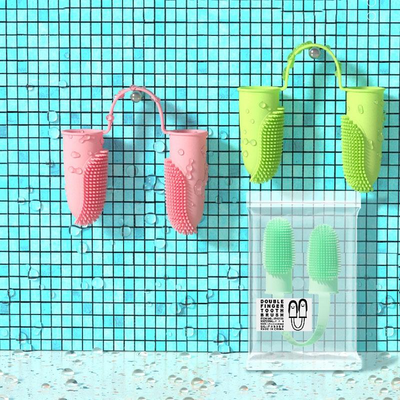 Silicone Finger Toothbrush Set for Pets