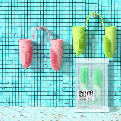 Silicone Finger Toothbrush Set for Pets