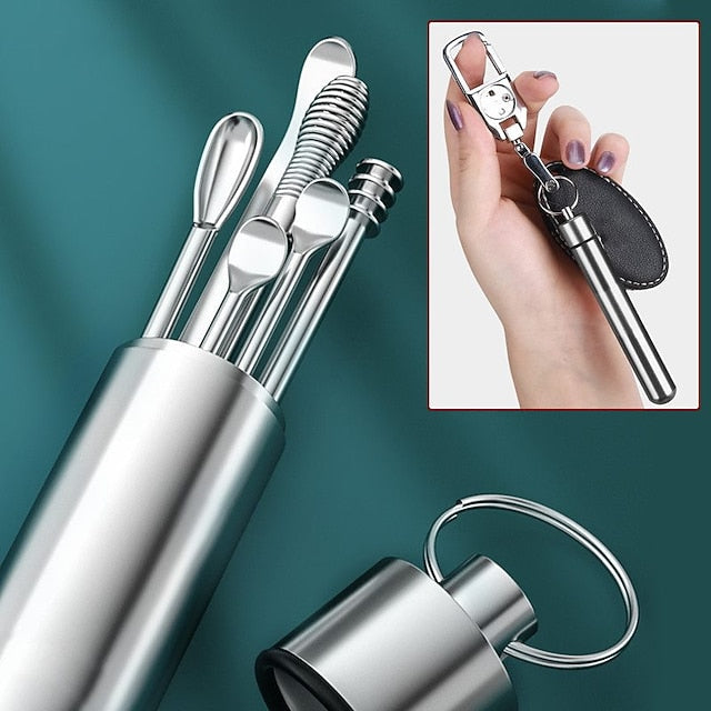 6-in-1 Stainless Steel Ear Pick Cleaning Set