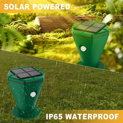 Solar Sonic Pest Stake for Snakes and Burrowers