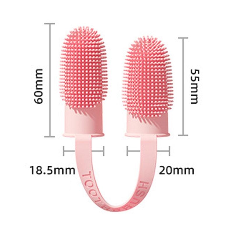 Silicone Finger Toothbrush Set for Pets