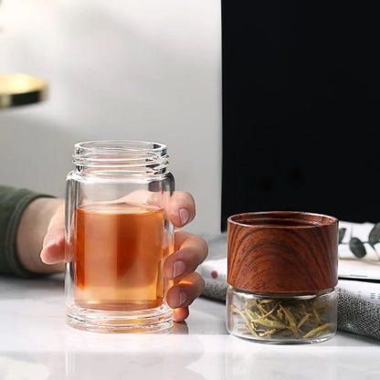 Borosilicate Glass Tea Tumbler with Infuser