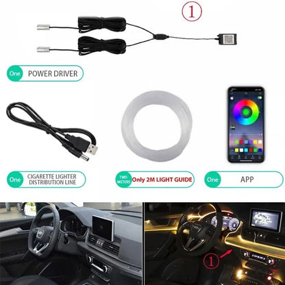 RGB LED Strip Lights for Car Interior
