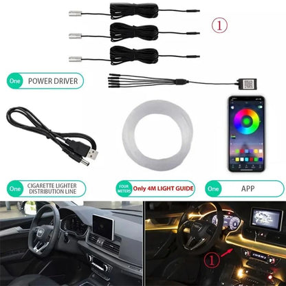 RGB LED Strip Lights for Car Interior