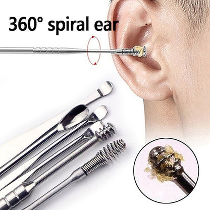 6-in-1 Stainless Steel Ear Pick Cleaning Set