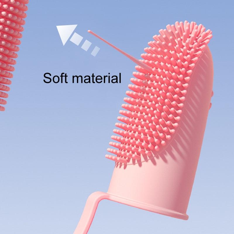 Silicone Finger Toothbrush Set for Pets