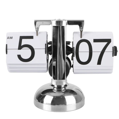 Flip Card Desk Clock, Silent Quartz
