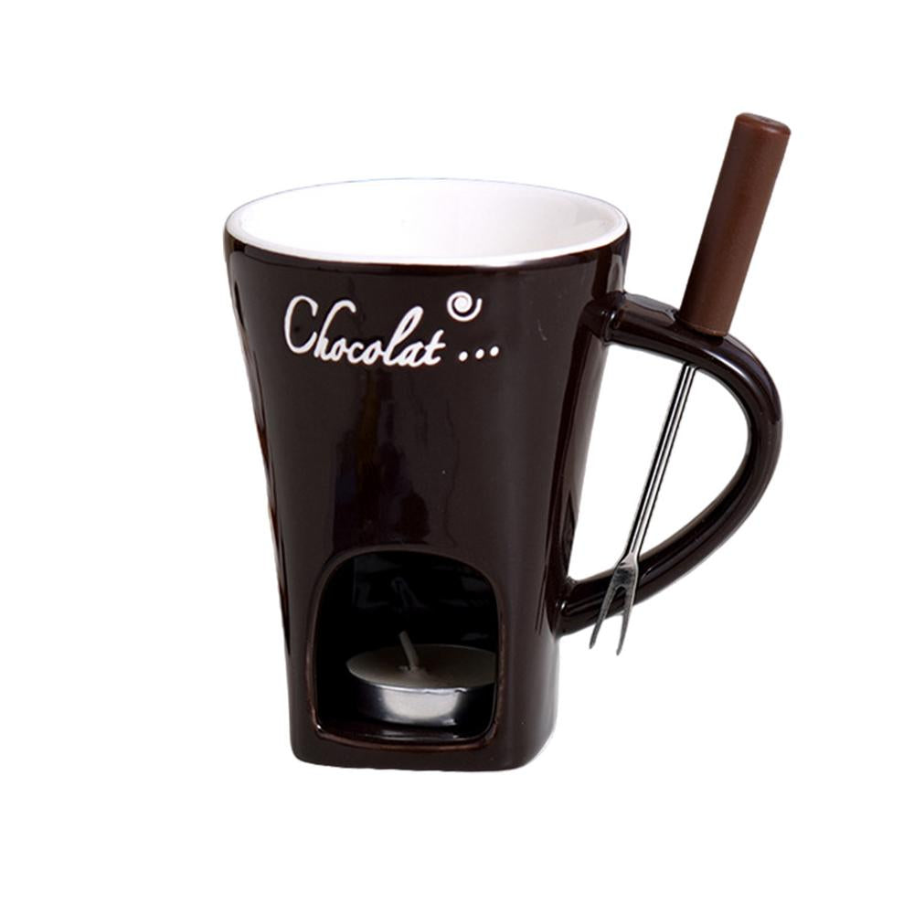 Ceramic Fondue Cup with Candle Base