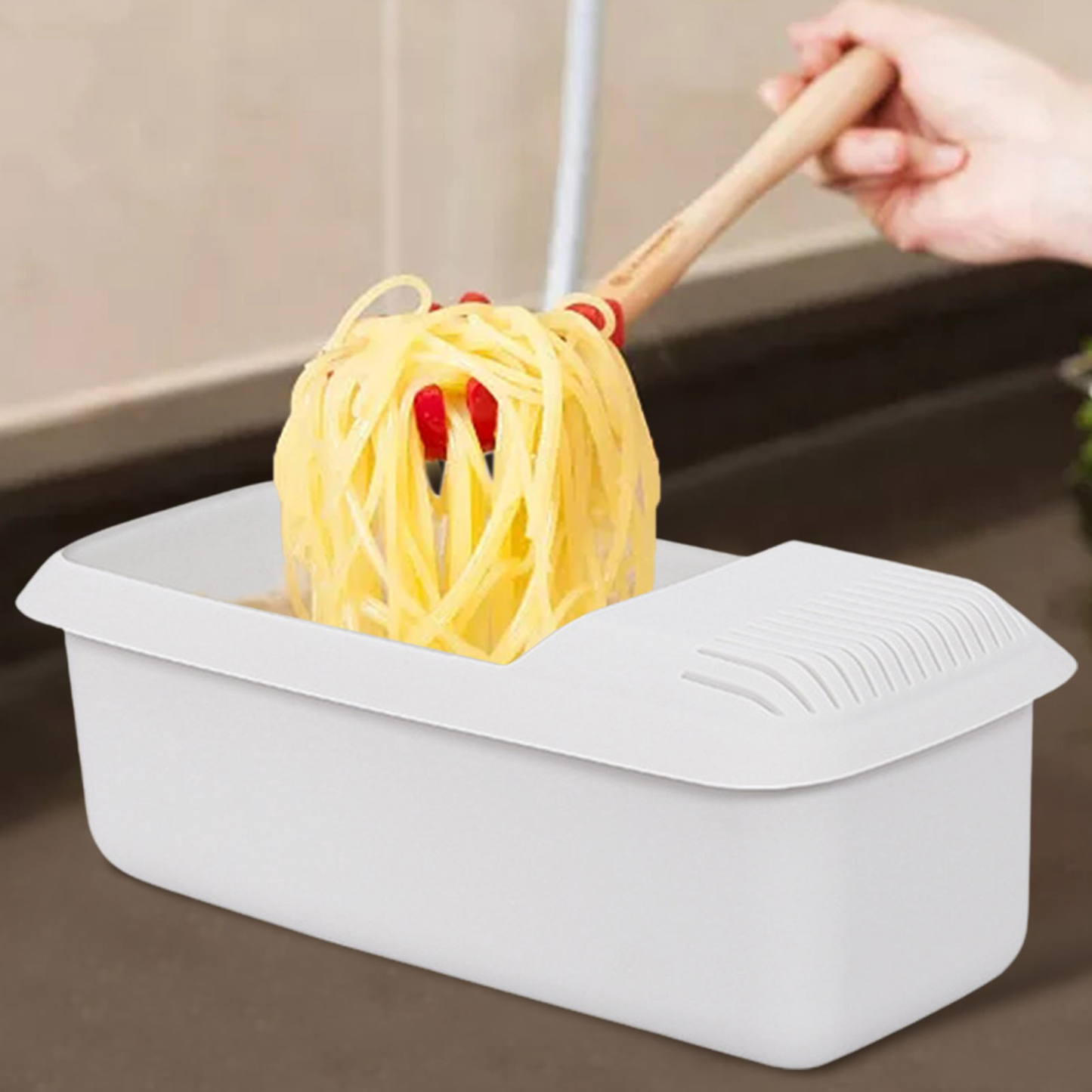 Microwave Pasta Cooker with Steamer