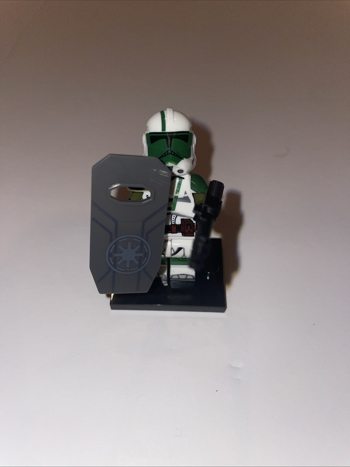 Custom Star Wars Doom Clone Trooper Minifigure With Shield
