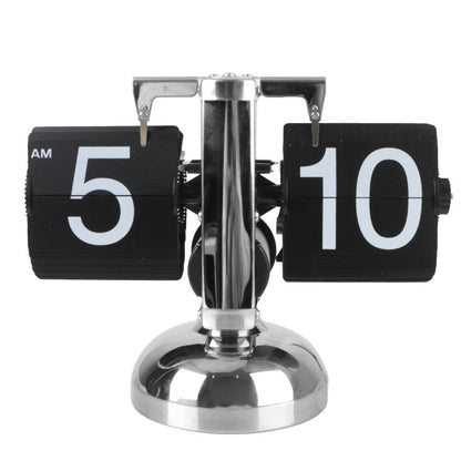 Flip Card Desk Clock, Silent Quartz